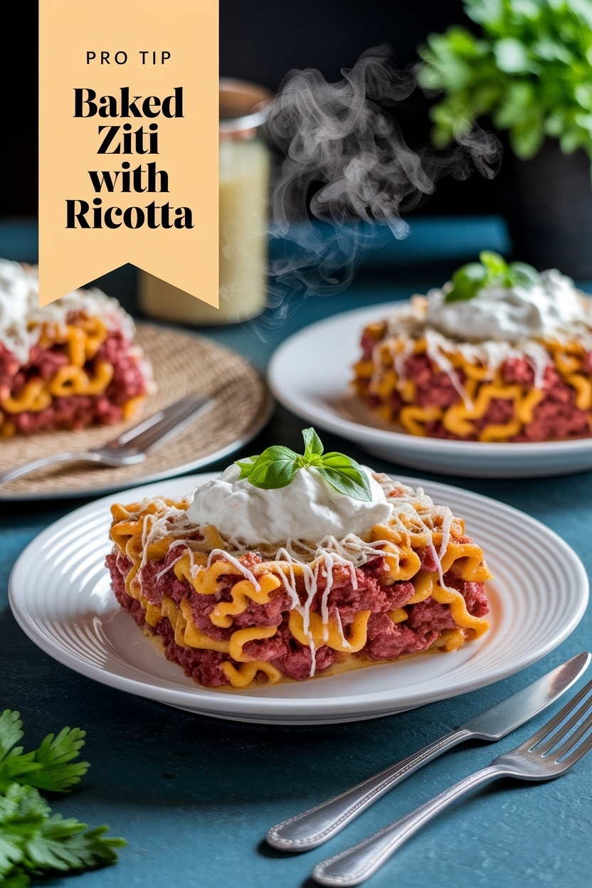 baked ziti with ricotta