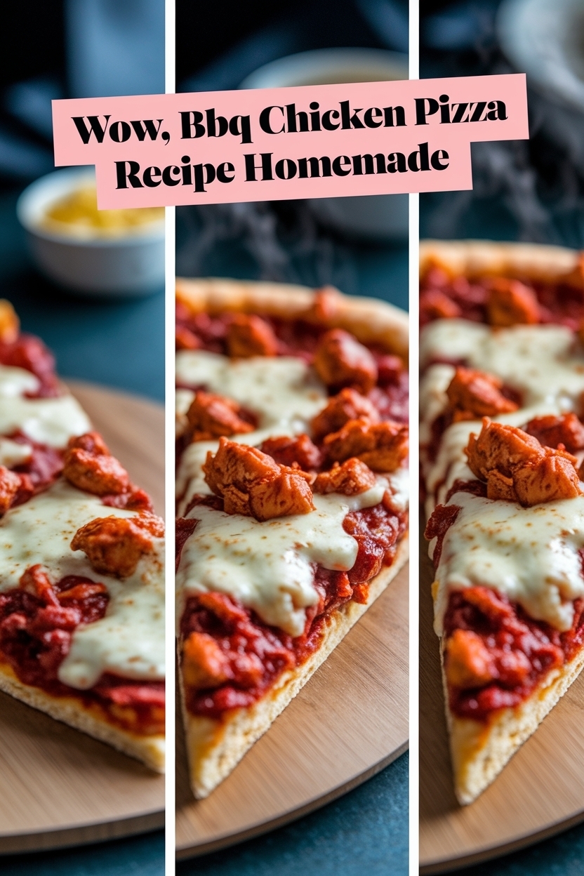 bbq chicken pizza recipe homemade