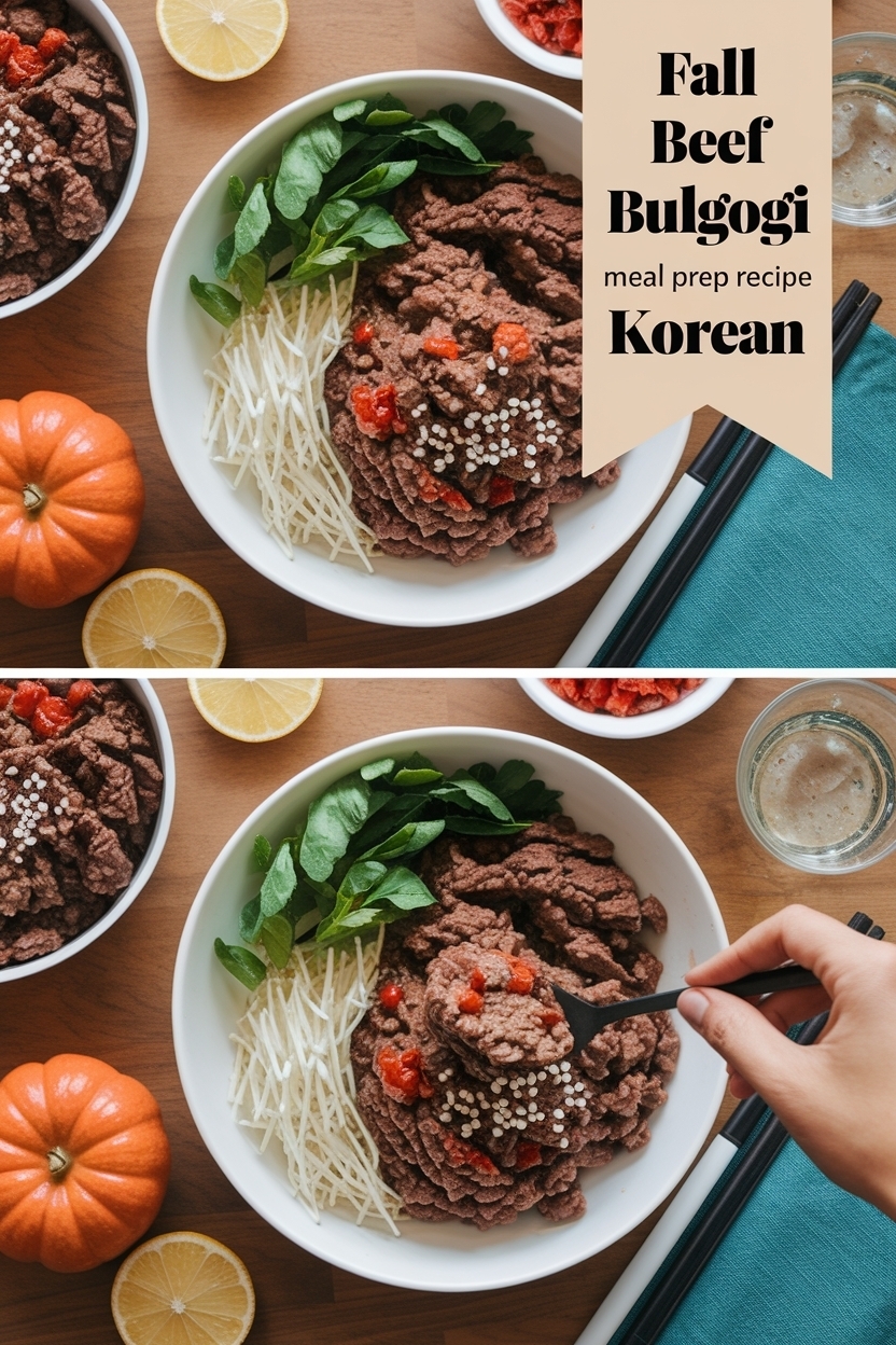 beef bulgogi meal prep recipe korean