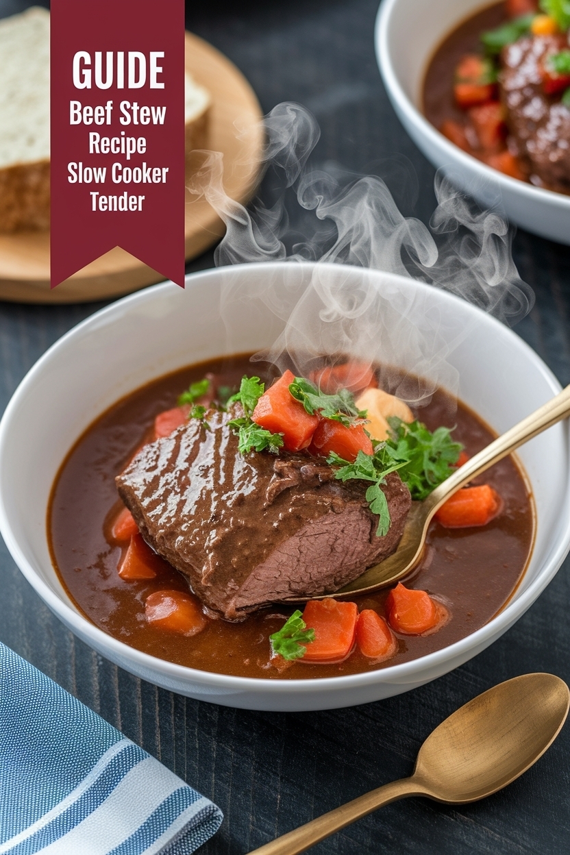 beef stew recipe slow cooker tender