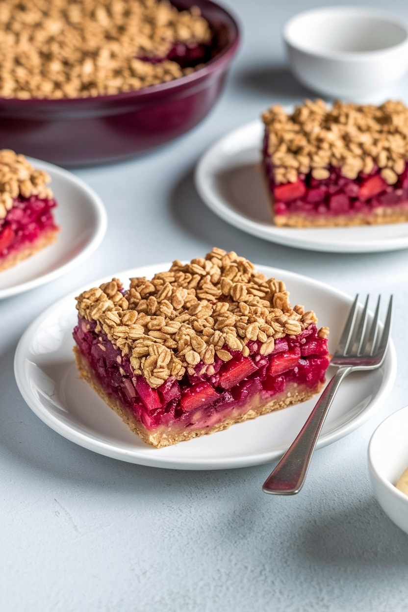 best rhubarb crisp with oats