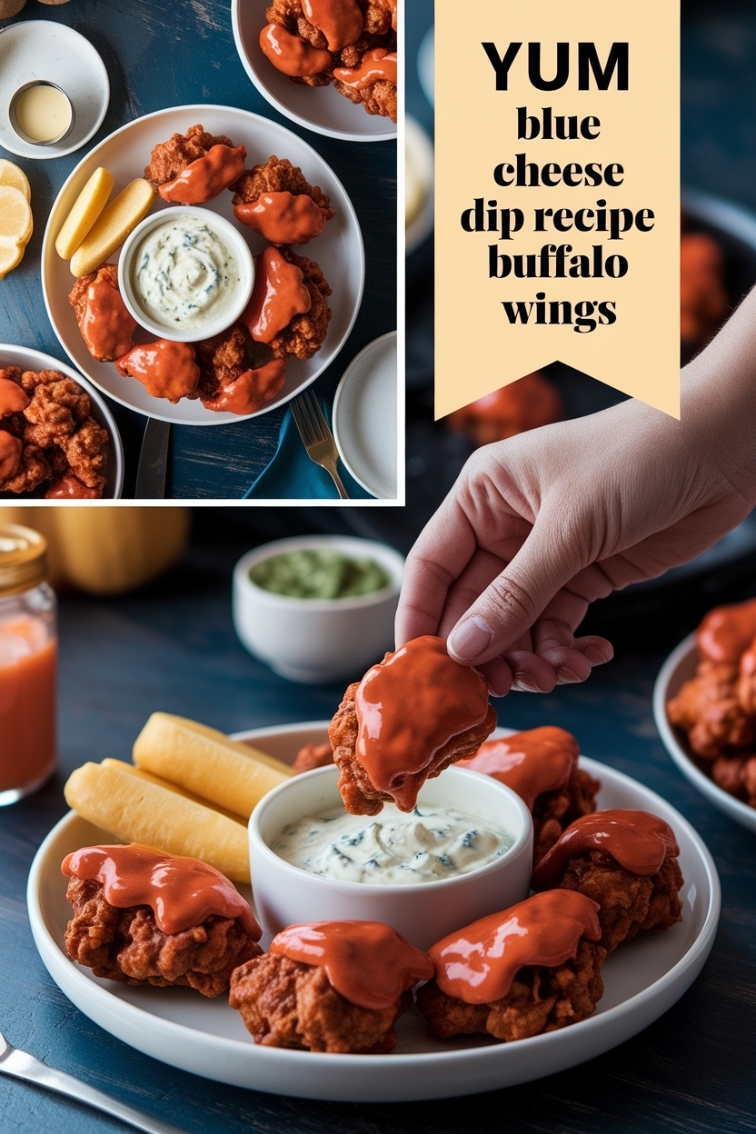 blue cheese dip recipe buffalo wings