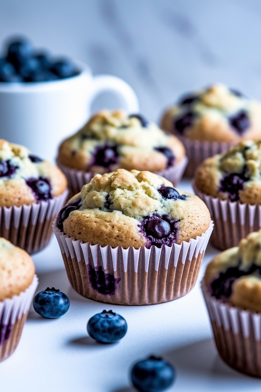 blueberry muffins recipe moist fluffy