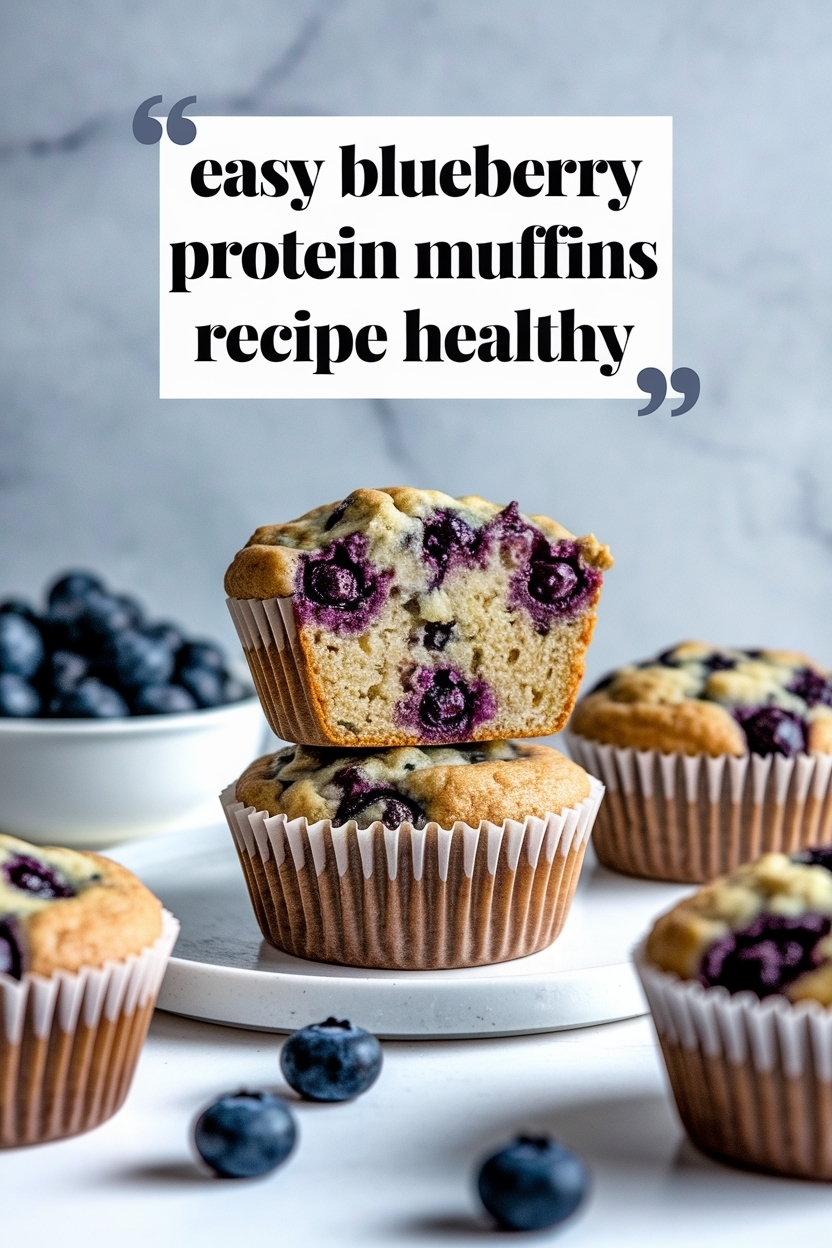 blueberry protein muffins recipe healthy