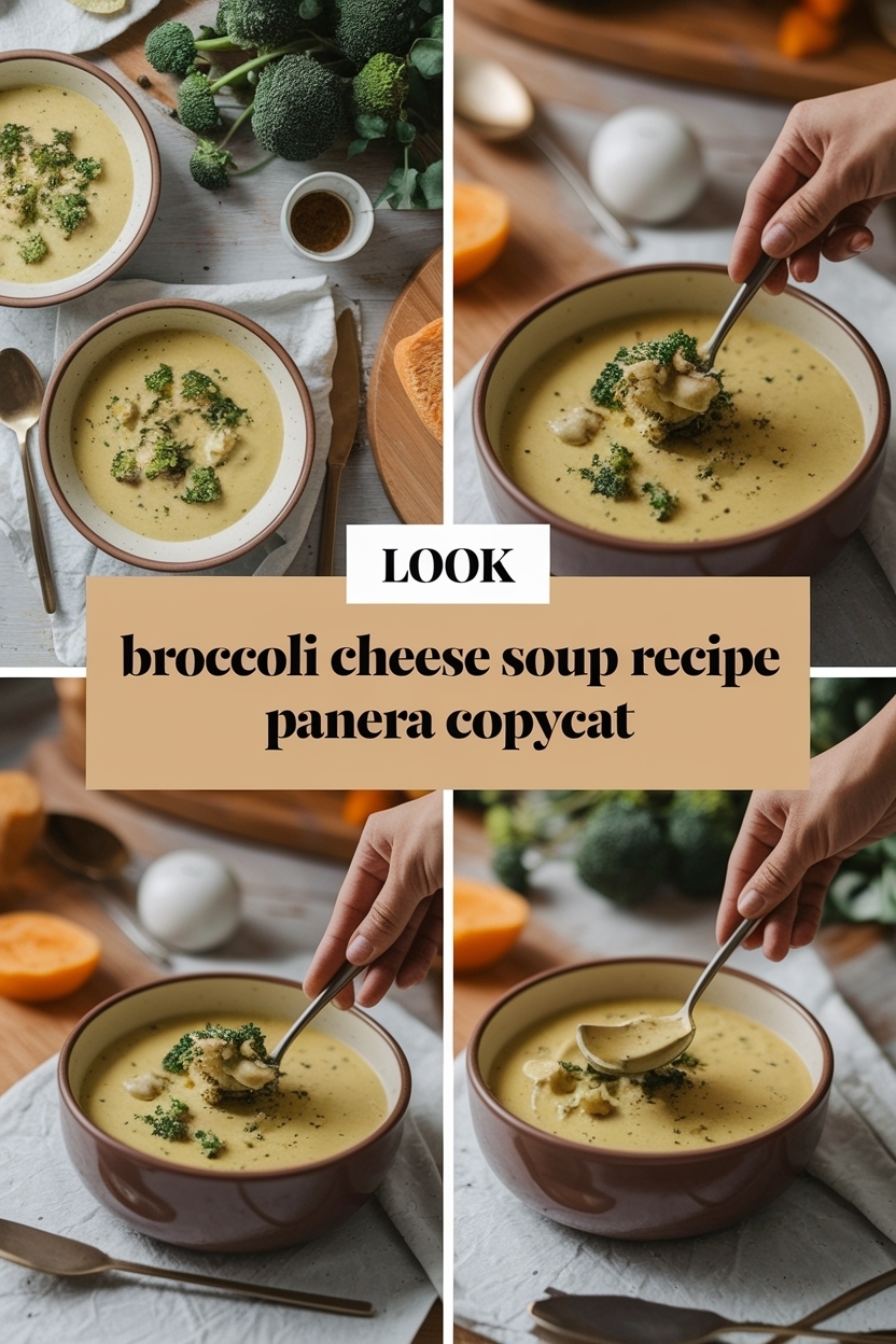 broccoli cheese soup recipe panera copycat