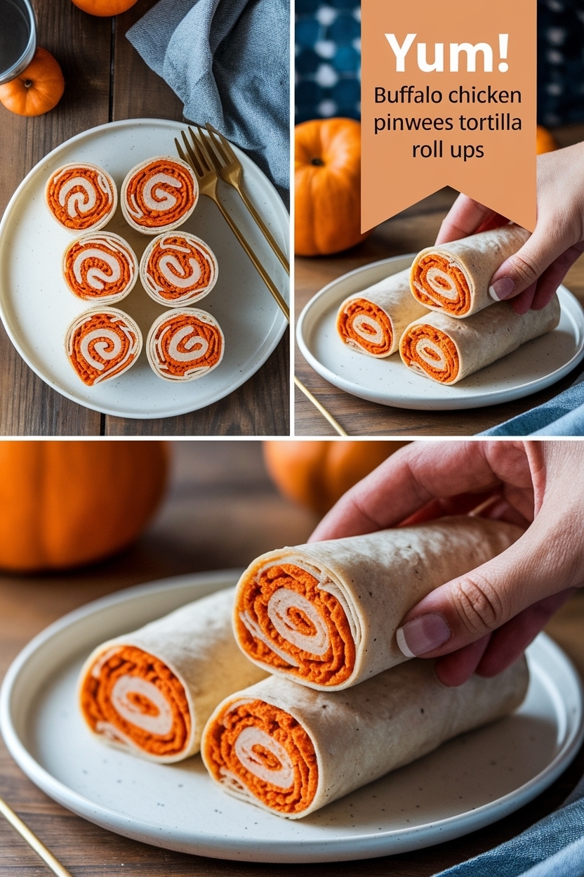 buffalo chicken pinwheels tortilla roll ups