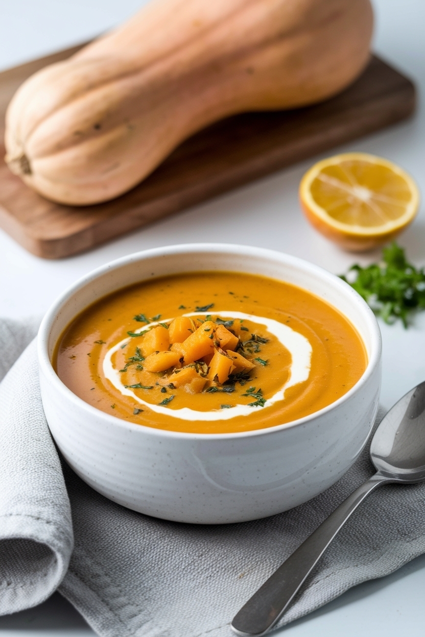 butternut squash soup recipe creamy