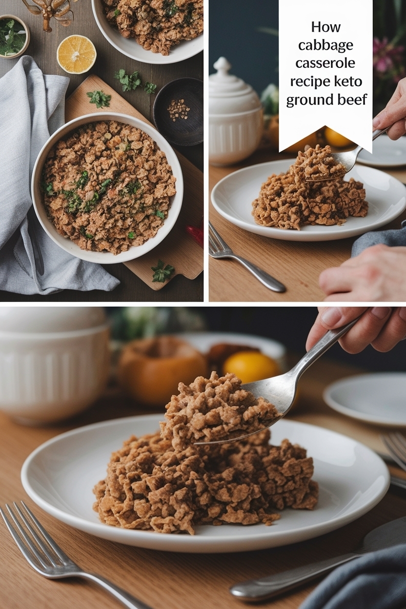 cabbage casserole recipe keto ground beef