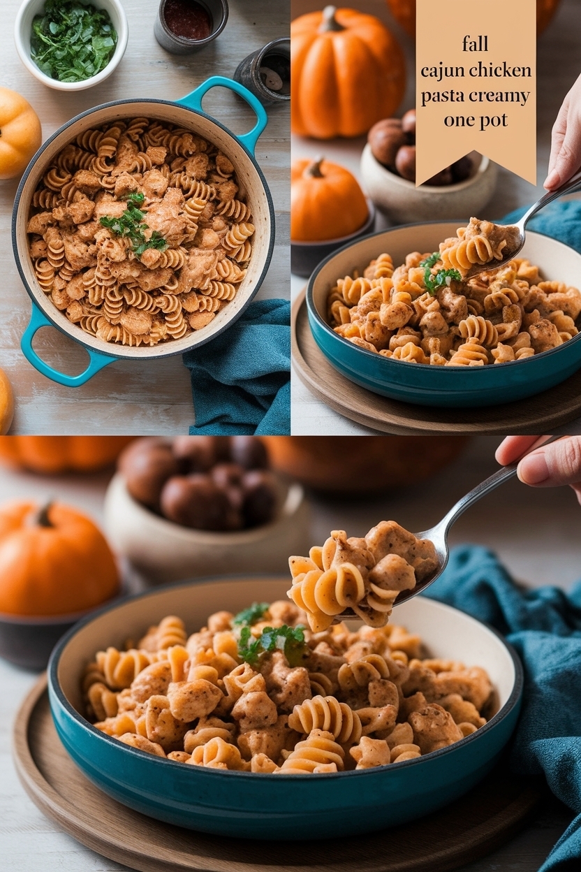 cajun chicken pasta creamy one pot