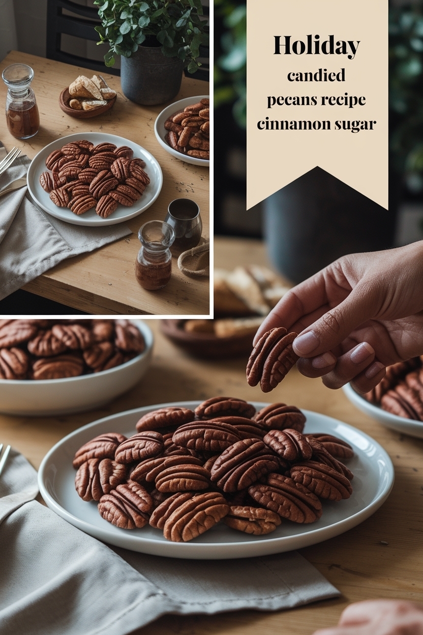 candied pecans recipe cinnamon sugar
