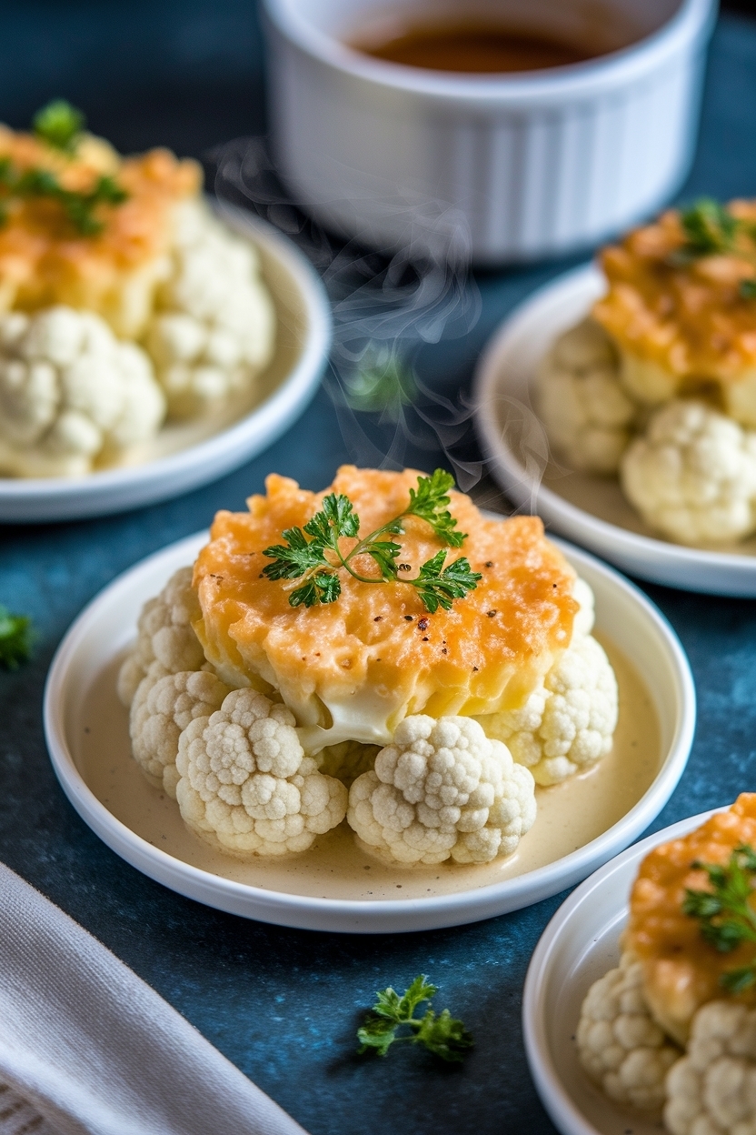 cauliflower au gratin recipe keto side