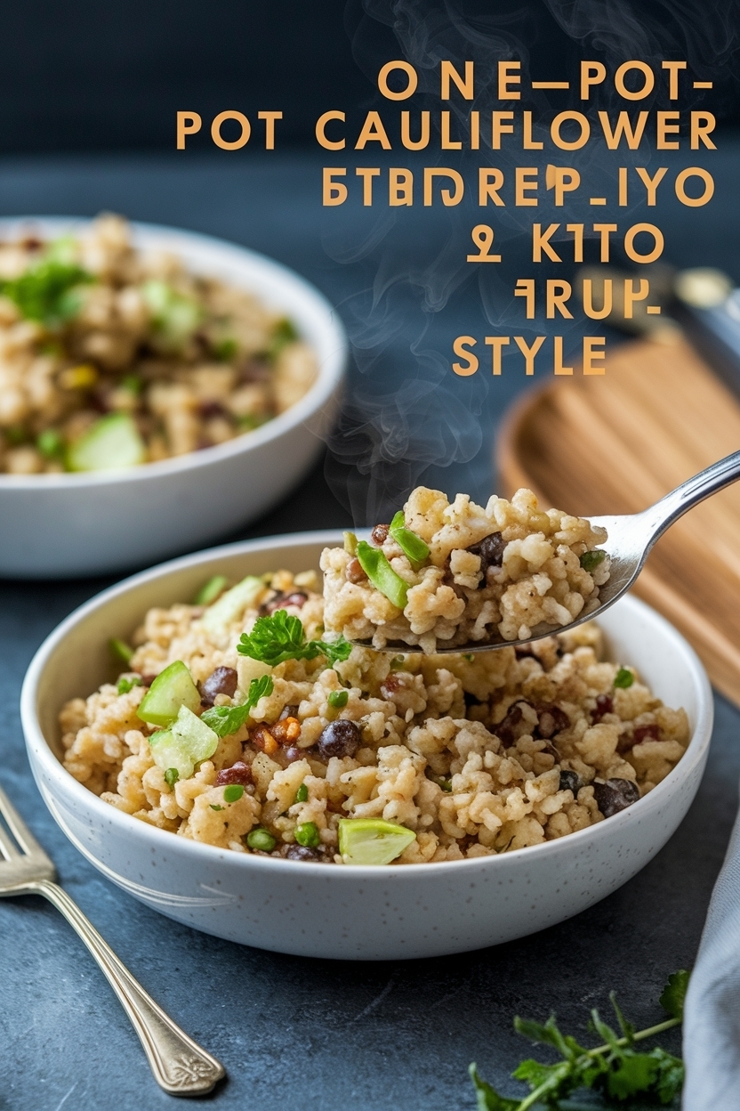 cauliflower fried rice recipe keto takeout style