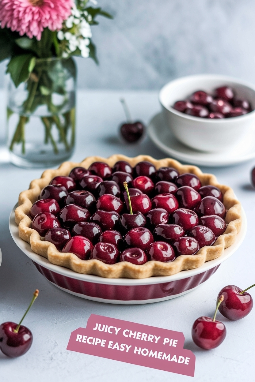 cherry pie recipe easy homemade