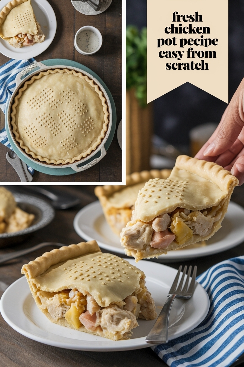 chicken pot pie recipe easy from scratch