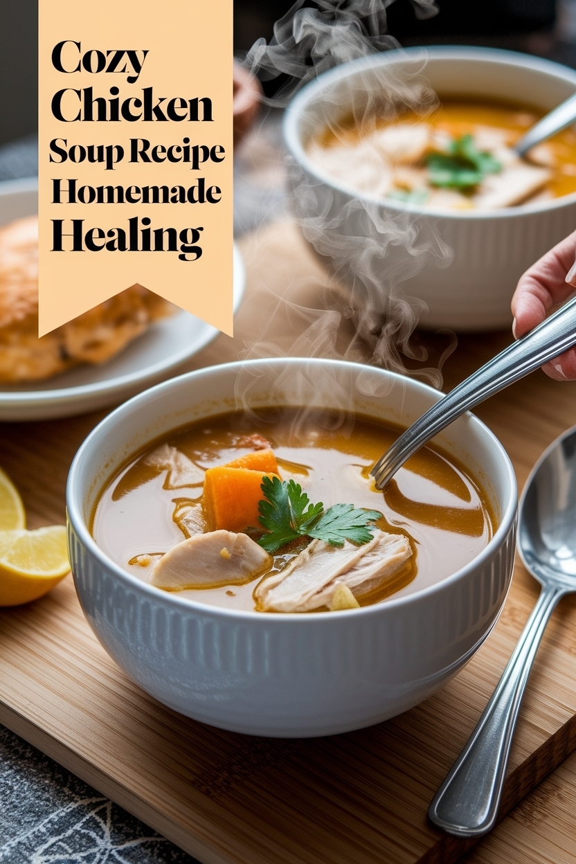 chicken soup recipe homemade healing
