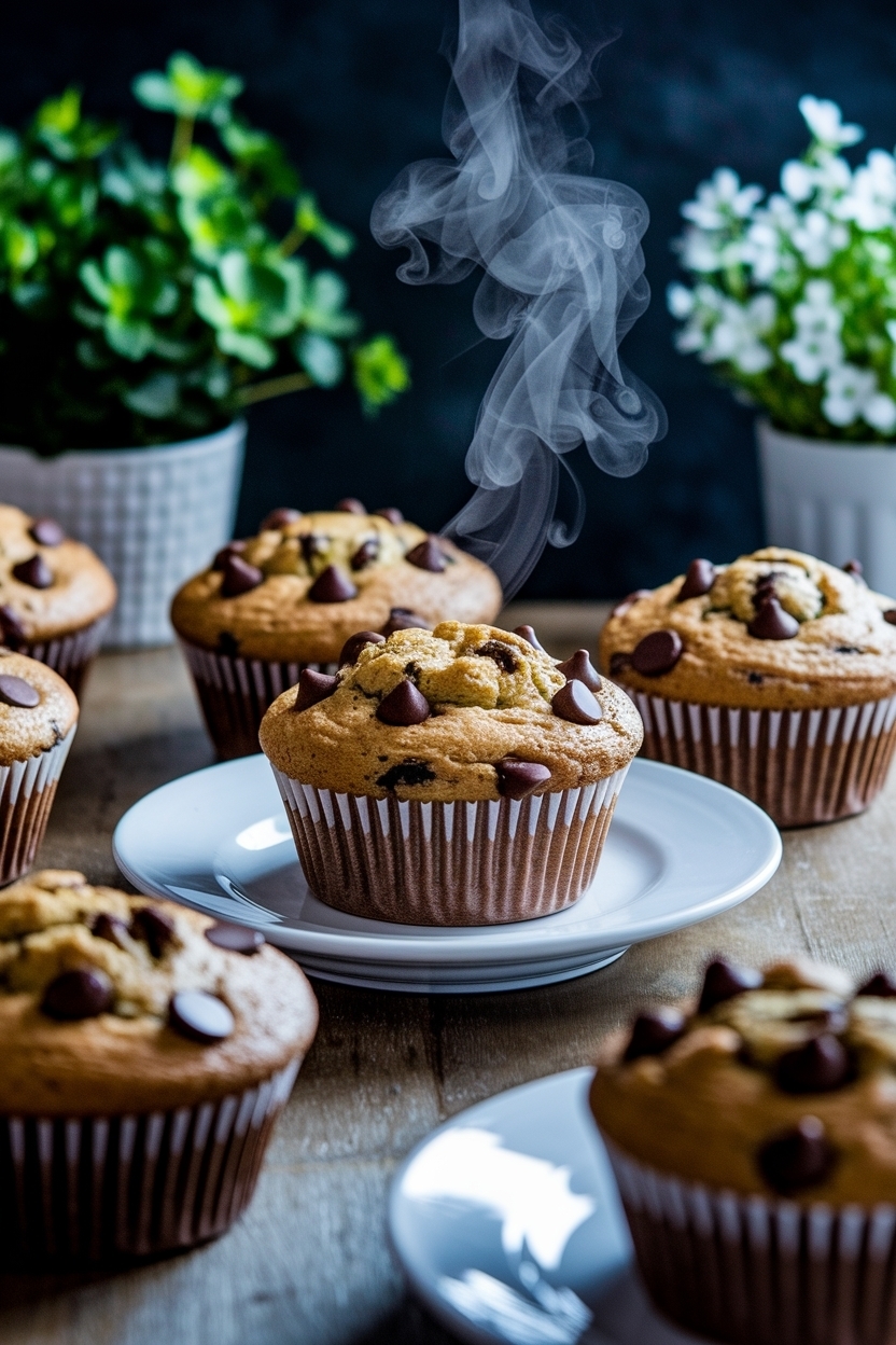 chocolate chip muffins recipe moist