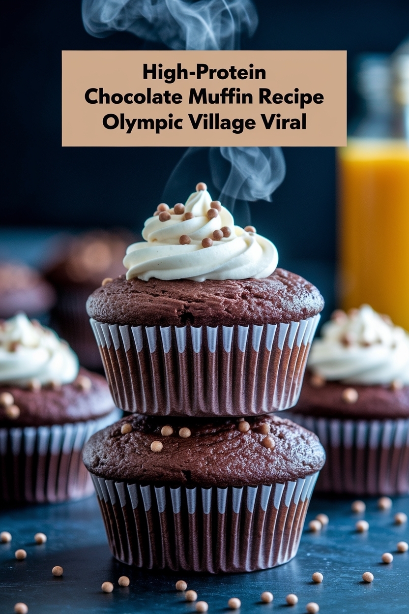 chocolate muffin recipe olympic village viral
