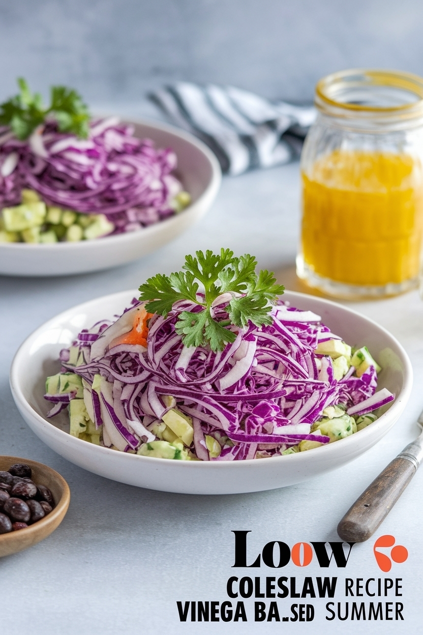 coleslaw recipe vinegar based summer