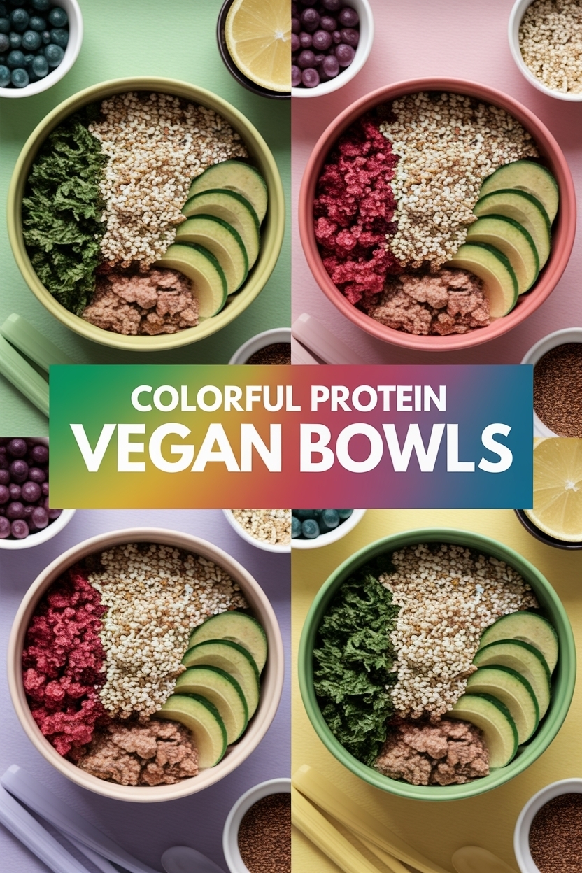 ## Vibrant Vegan Protein Bowls: Colorful, Nutritious, and Easy!