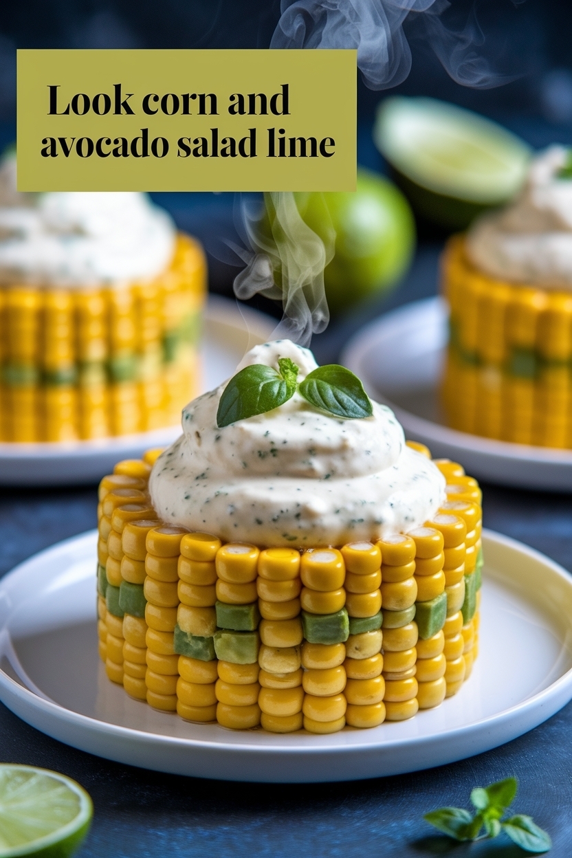 corn and avocado salad lime