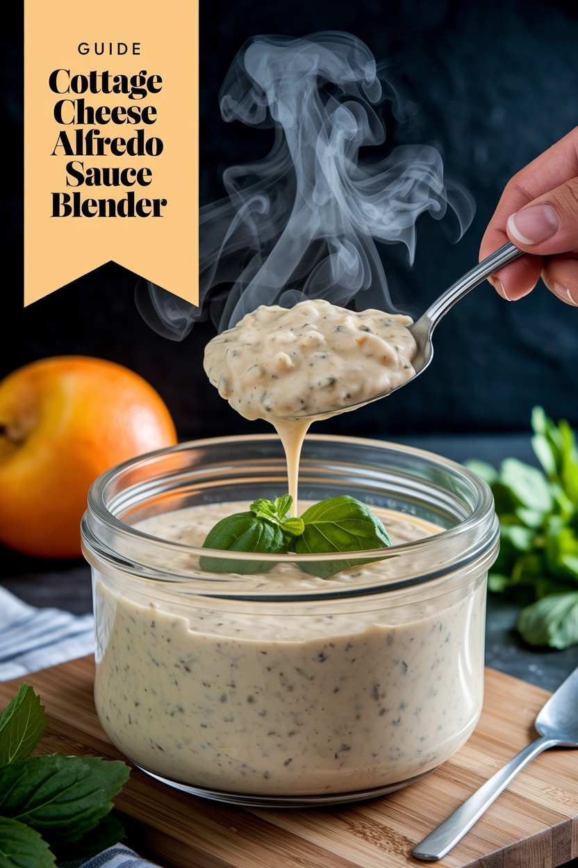 cottage cheese alfredo sauce blender