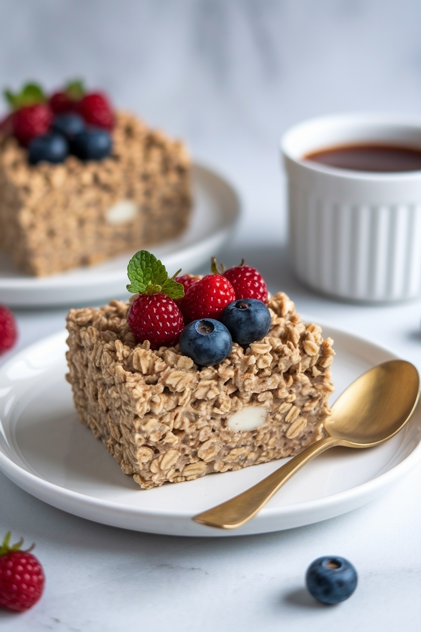 cottage cheese baked oats recipe