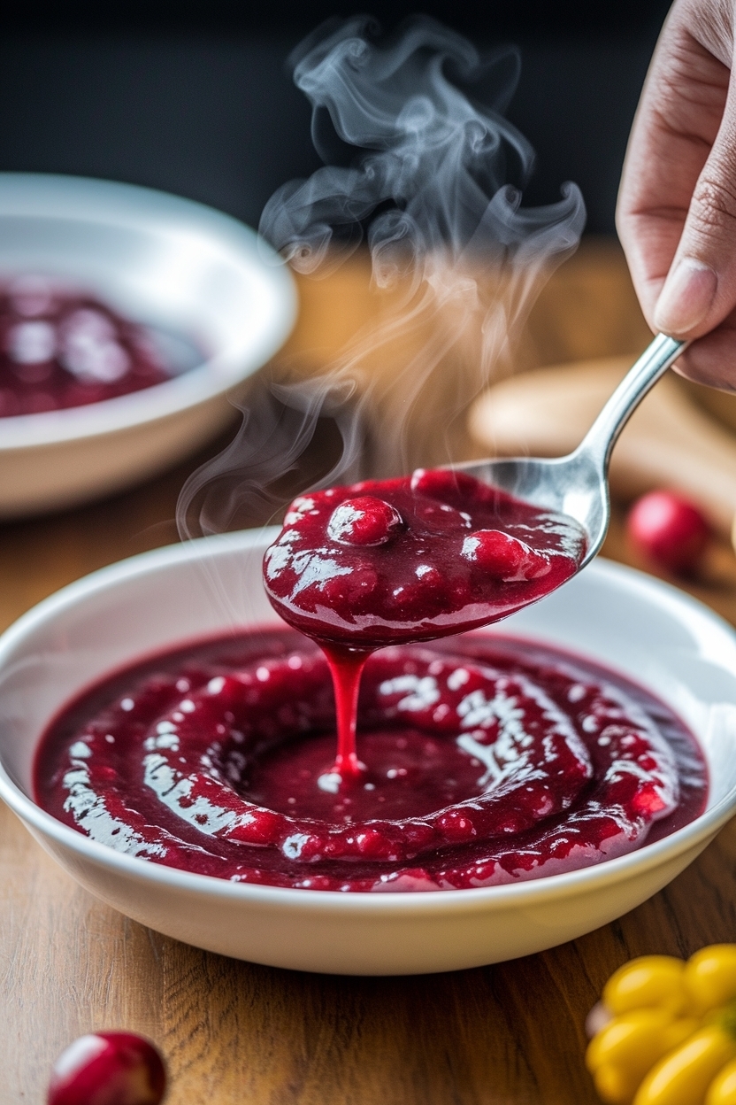 cranberry sauce recipe homemade fresh