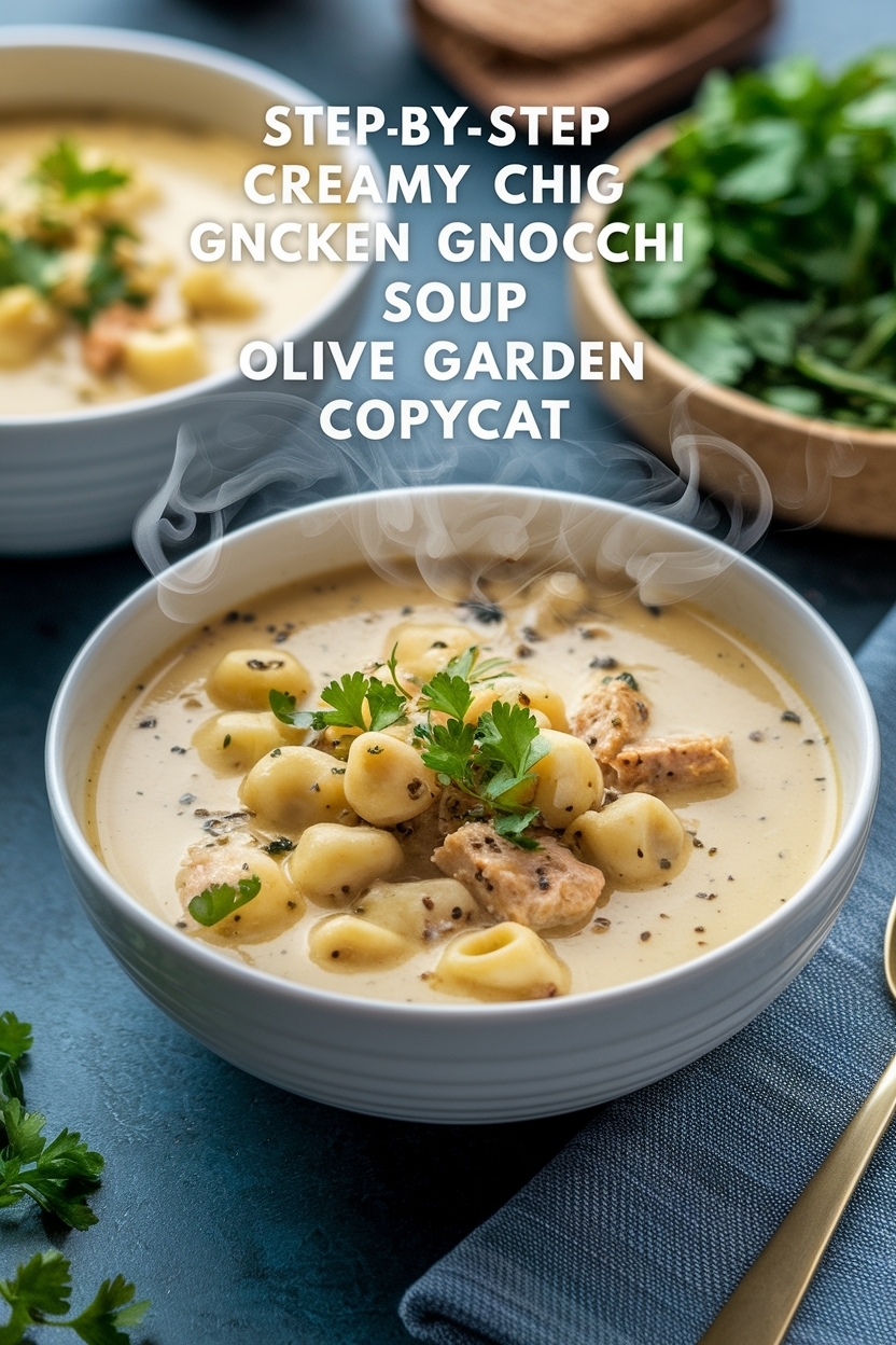 creamy chicken gnocchi soup olive garden copycat