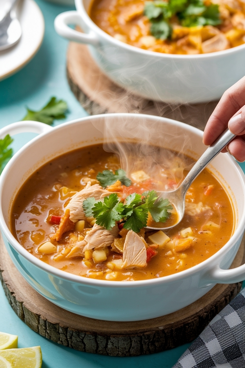 crockpot chicken tortilla soup recipe