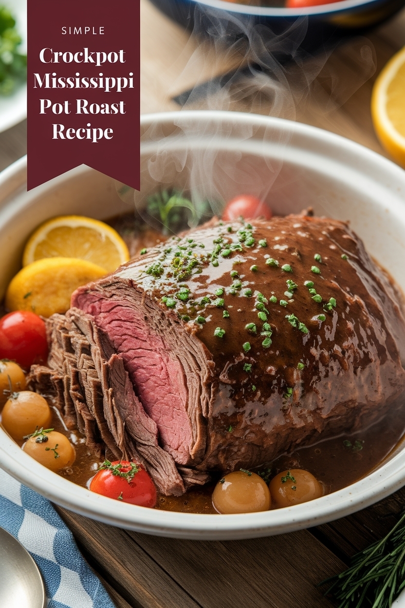 crockpot mississippi pot roast recipe