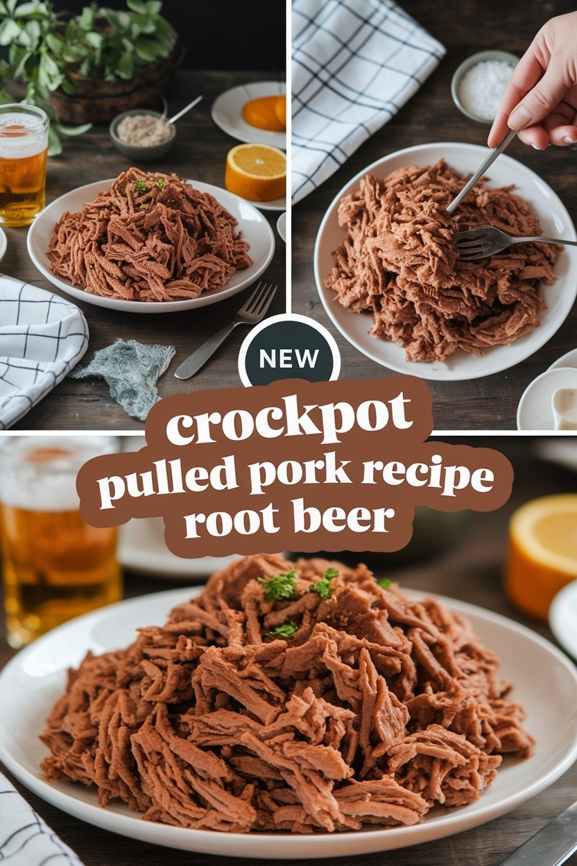 crockpot pulled pork recipe root beer