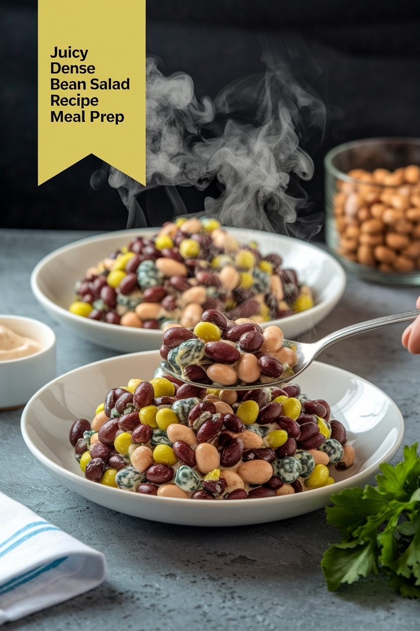 dense bean salad recipe meal prep