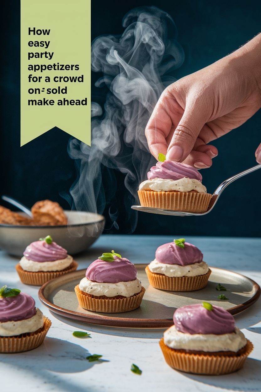 easy party appetizers for a crowd make ahead