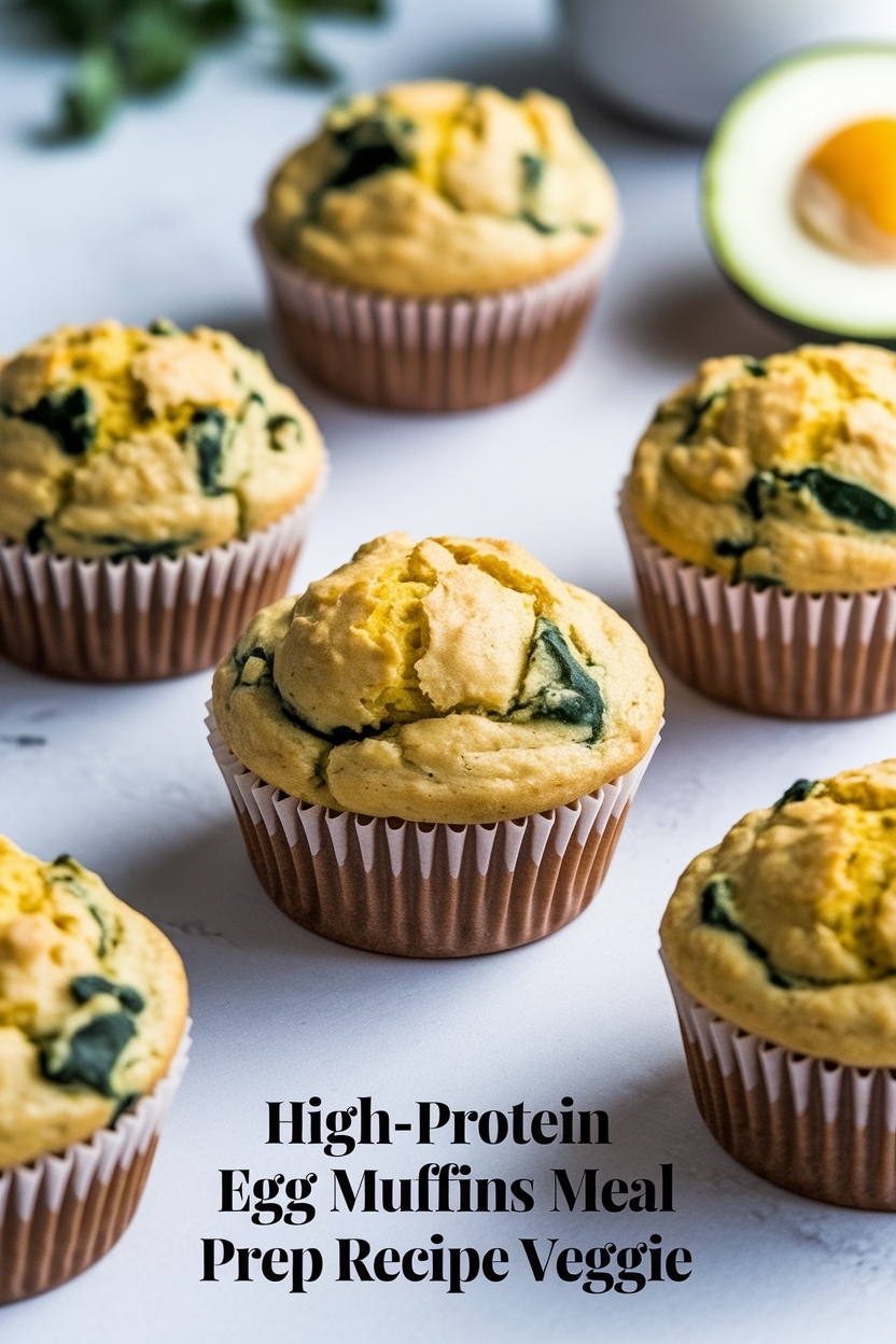 egg muffins meal prep recipe veggie