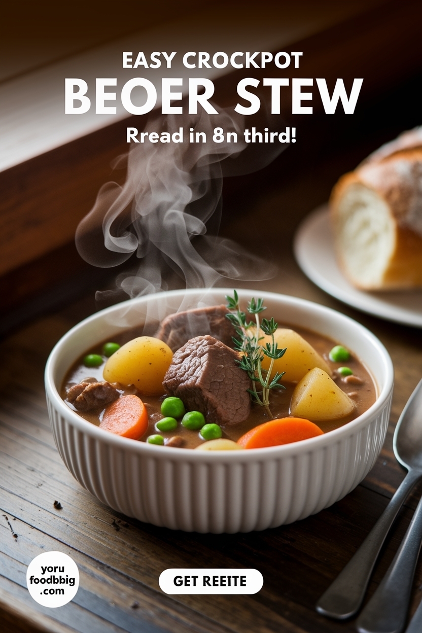 ## Captivating Food Photography of Hearty Beef Stew in Action