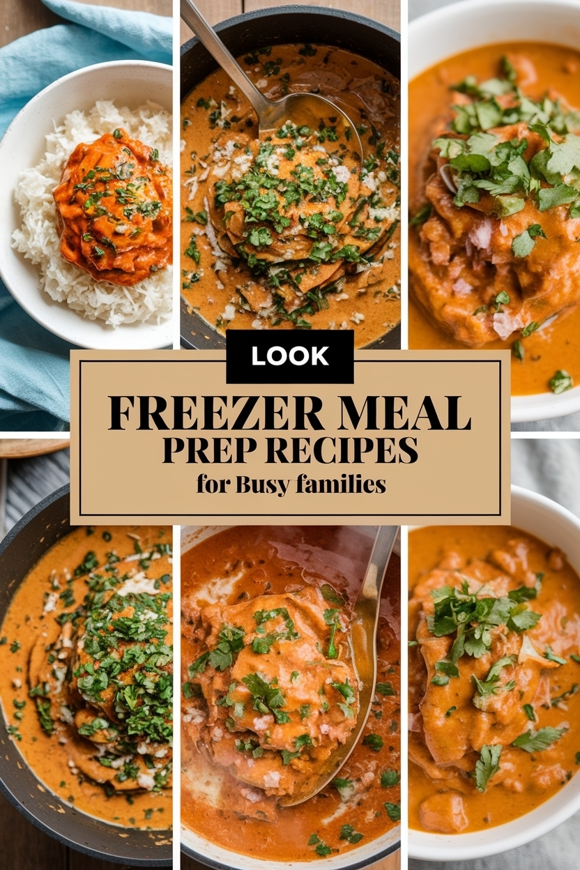 freezer meal prep recipes for busy families