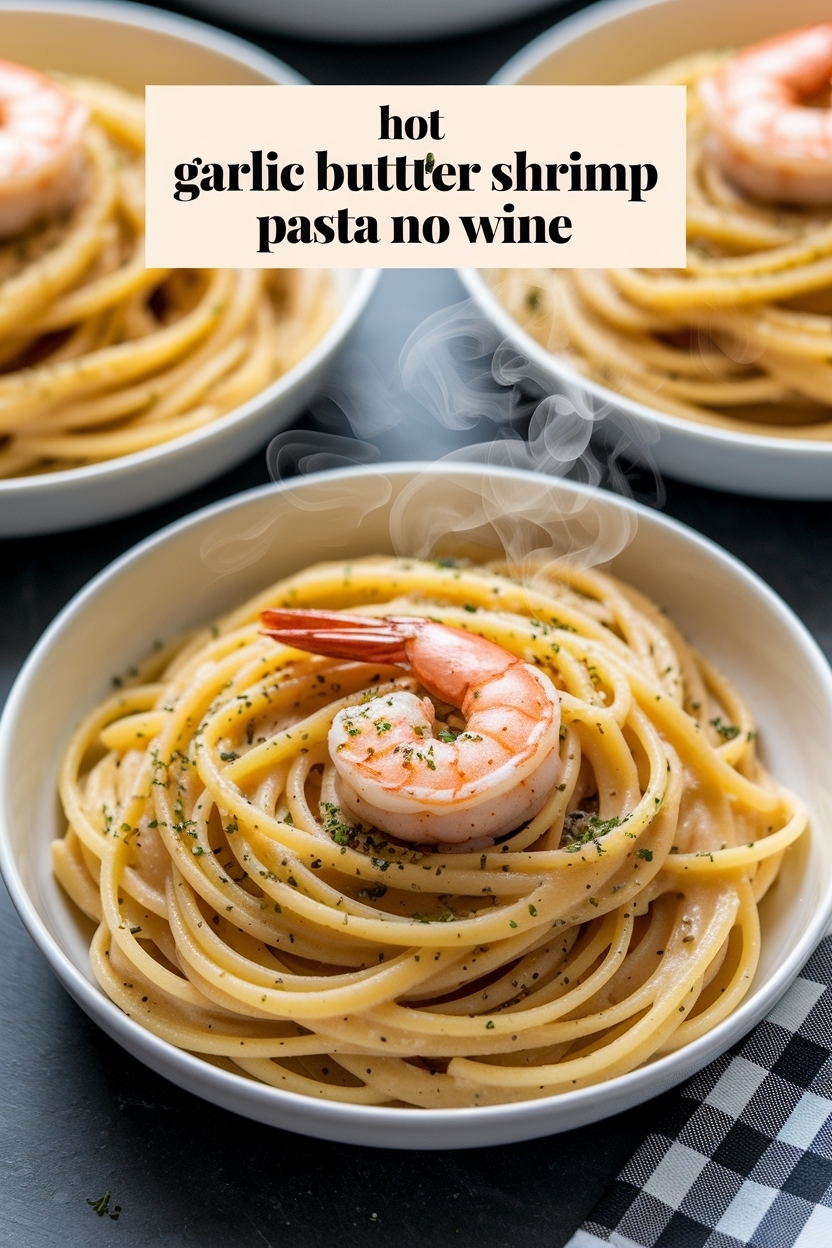 garlic butter shrimp scampi pasta no wine