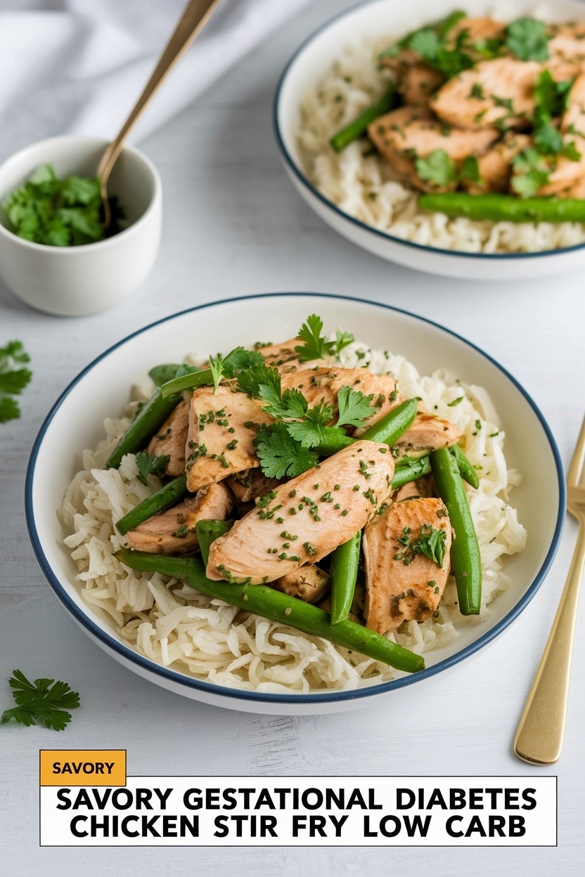 gestational diabetes chicken stir fry low carb