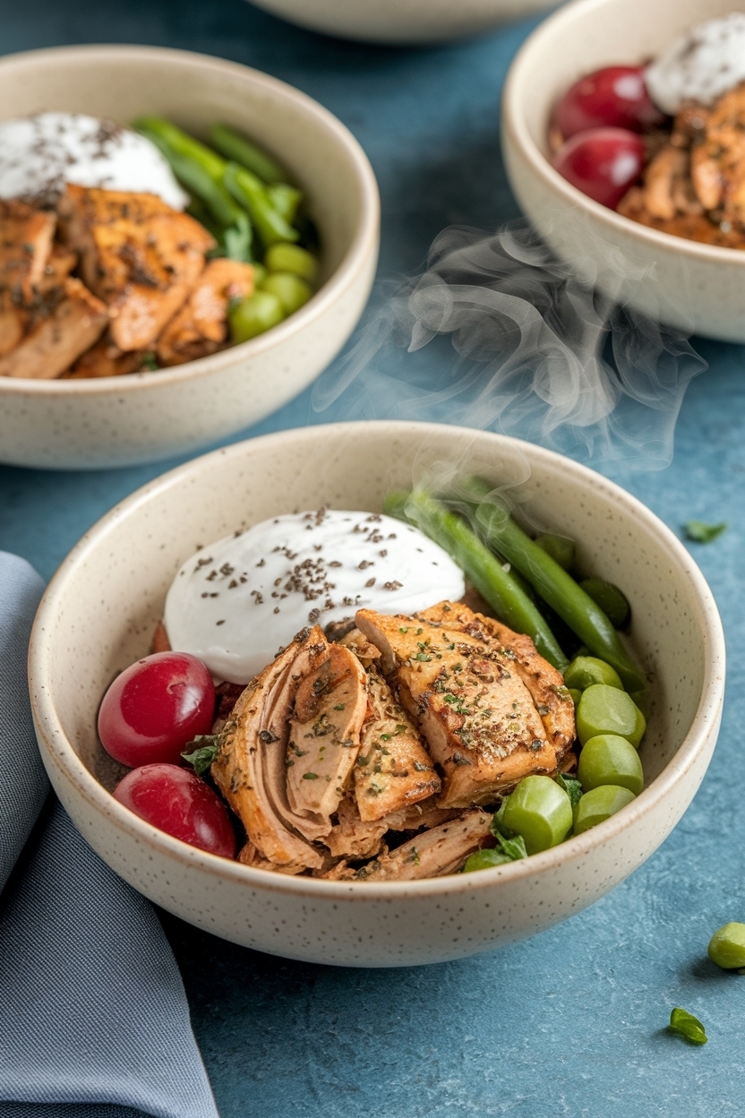 greek chicken meal prep bowls recipe