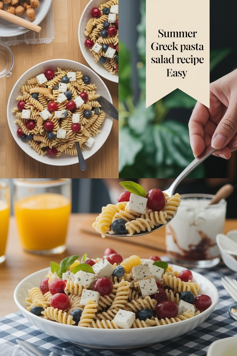 greek pasta salad recipe easy