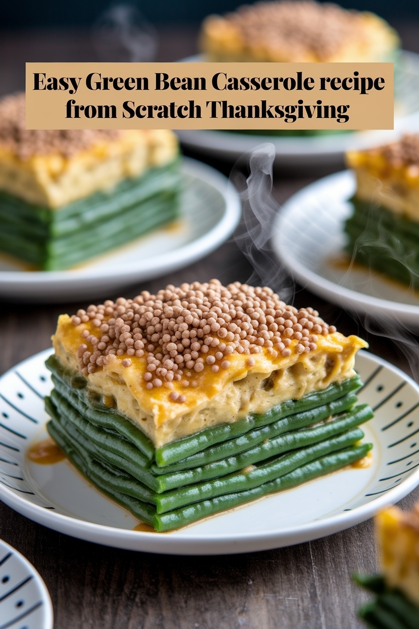 green bean casserole recipe from scratch