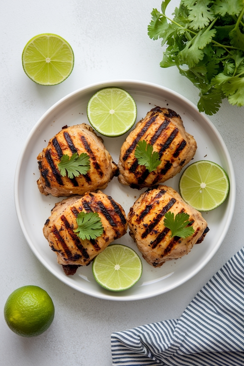 grilled chicken thighs cilantro lime