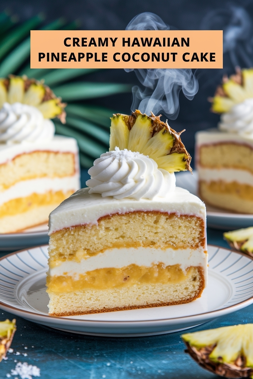 hawaiian pineapple coconut cake