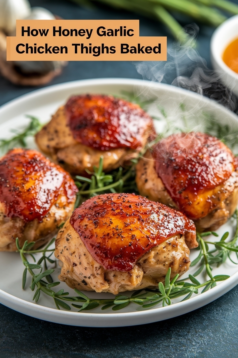 honey garlic chicken thighs baked