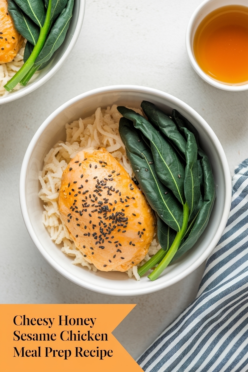 honey sesame chicken meal prep recipe