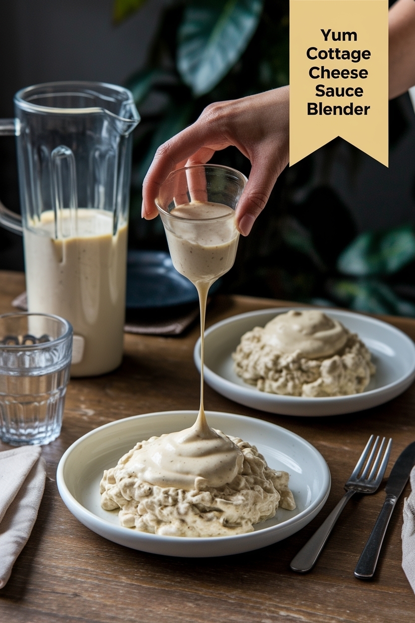 cottage cheese alfredo sauce blender