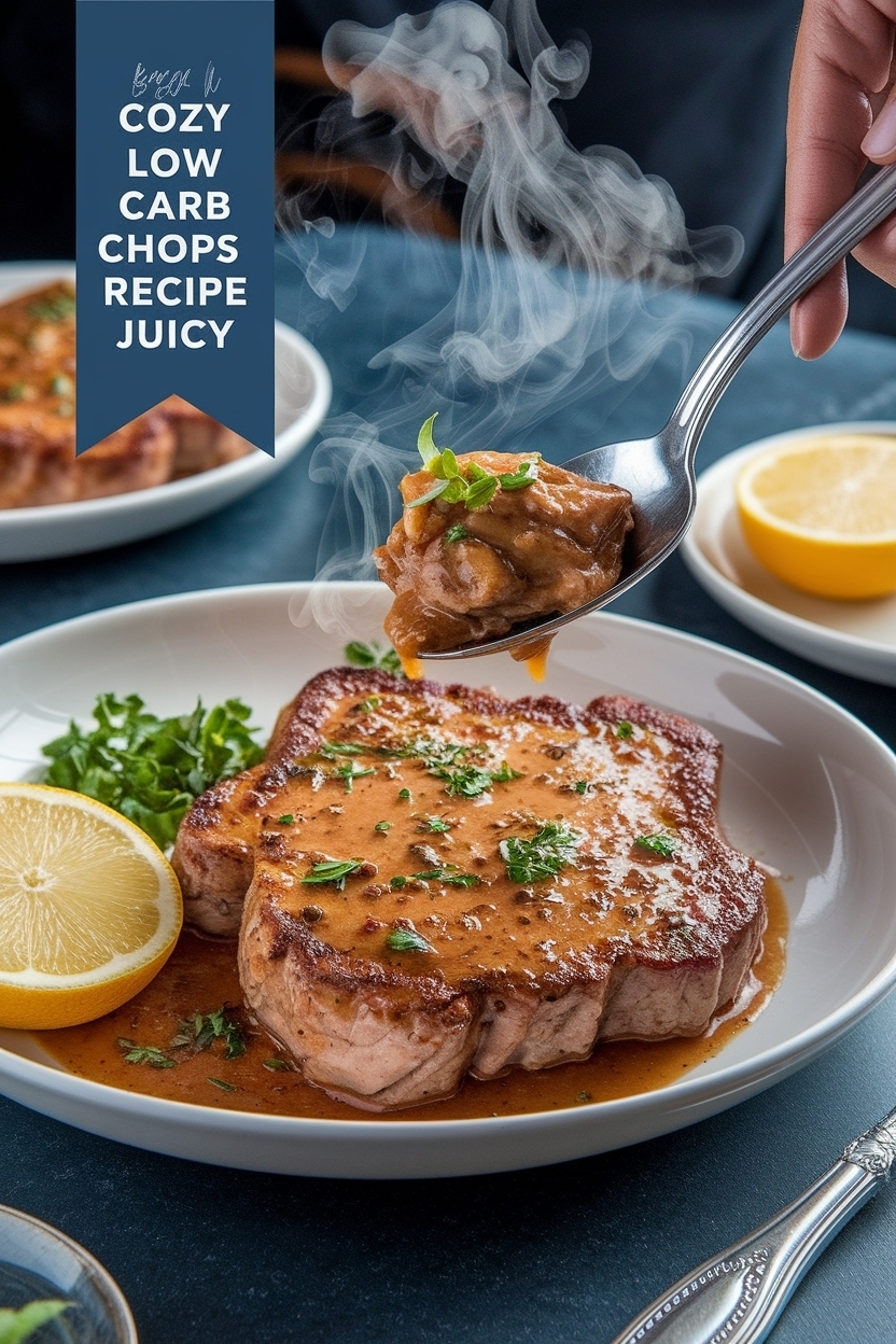 low carb pork chops recipe juicy