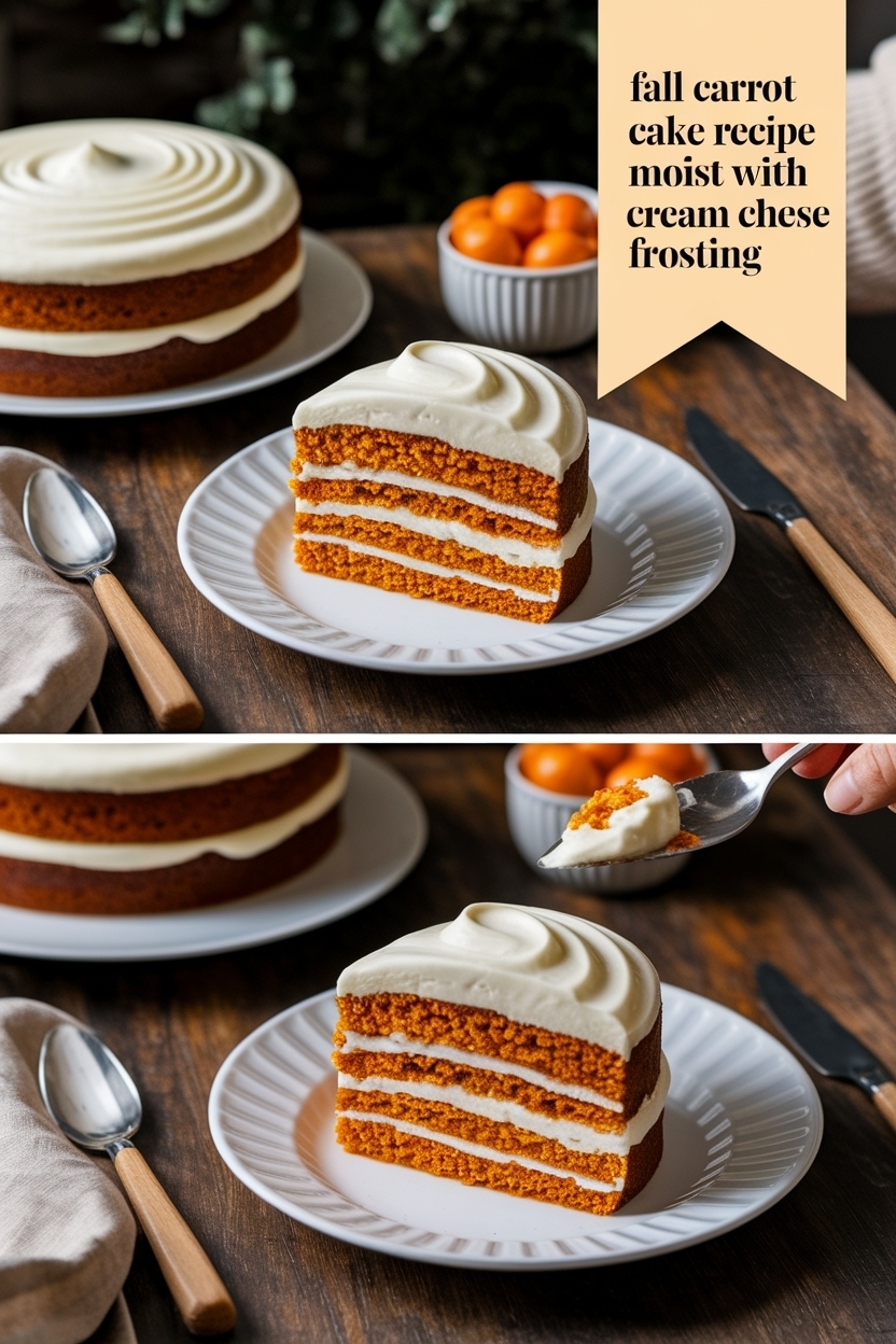 carrot cake recipe moist with cream cheese frosting