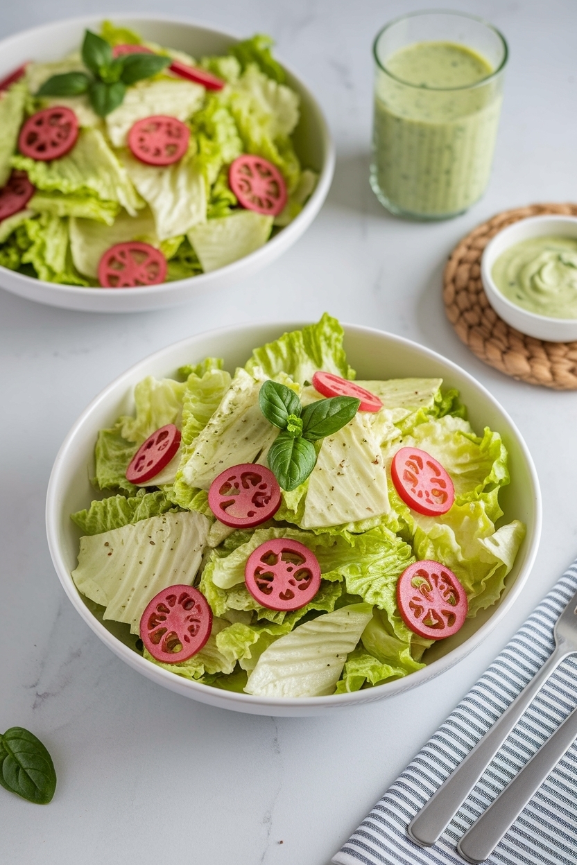 caesar salad recipe homemade dressing