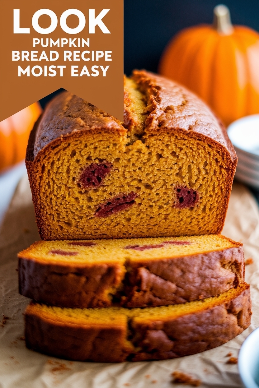 pumpkin bread recipe moist easy
